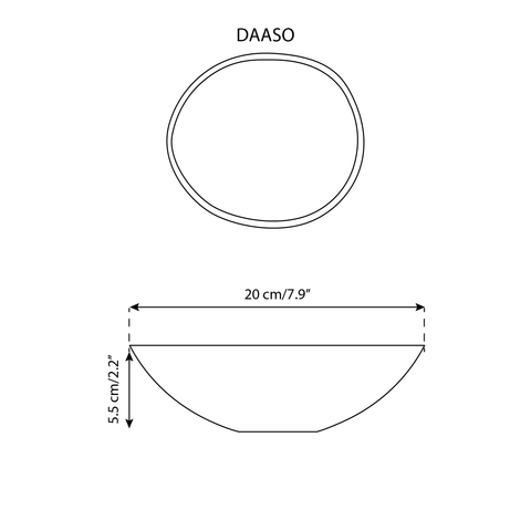 Stoneware Soup Plate | Dadasi 7.9"